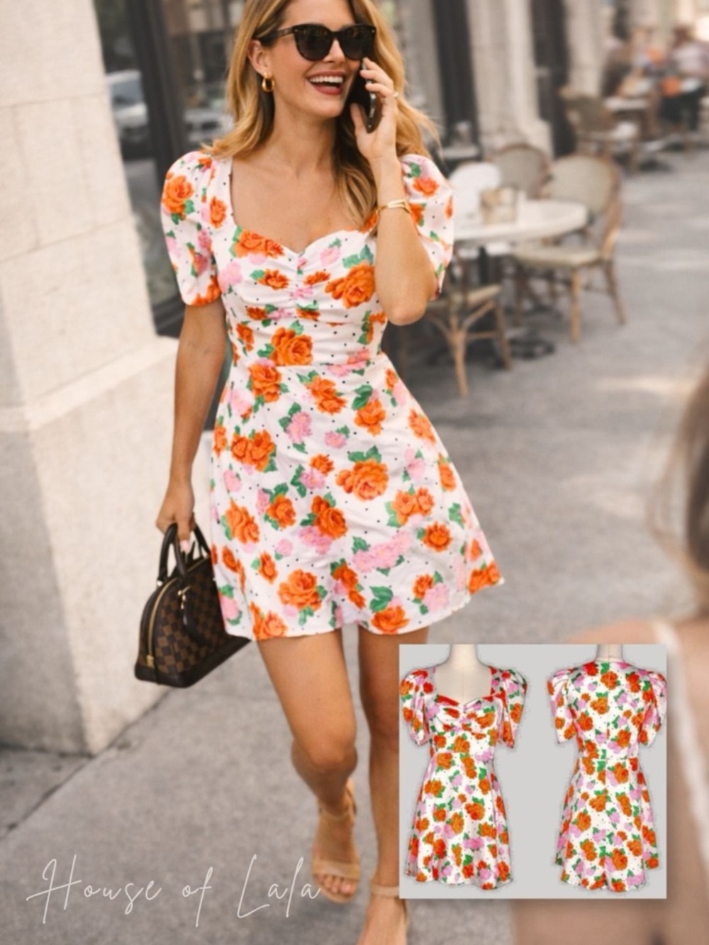 Zara Floral Print Summer Dress. Puff Sleeve Sweetheart Mini Dress Size Small